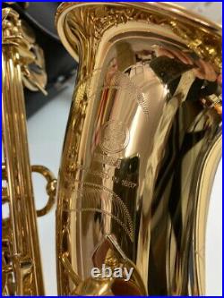#100381 Yamaha Alto Sax YAS-480 Engraved Gold Lacquer Made in Japan L31876
