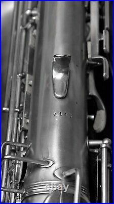 1920's Perfacktone Silver Alto Sax with Gold Wash Bell Buescher Stencil #VAS50