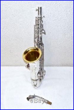 1924 New Wonder Series I C. G. Conn Alto Sax, Silver & Gold Plated, S/N 139149