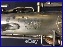1925 Buescher True Tone Alto Saxophone Gold Plated -Needs Overhaul- Sax 175xxx