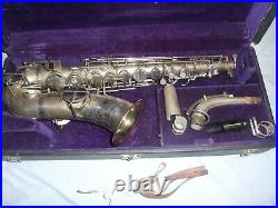 1926 Martin Handcraft Low Pitch Sax Saxophone Elkhart 74912 serial #