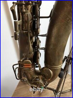 1936 Buescher Aristocrat Series I Alto Saxophone Sax Slant Signature 01 Neck