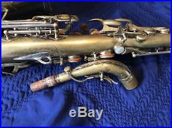 1950 Buescher Top Hat Cane TH&C Alto Sax Saxophone B7 True Tone Player's Horn