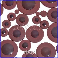 20 Sets Wholesaler Deluxe Dark Brown Alto Saxophone Pads Sax Leather Pads