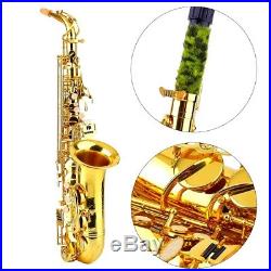 2019 Professional NEW Alto Eb Saxophone Gold finish E-flat Sax With Case + gifts