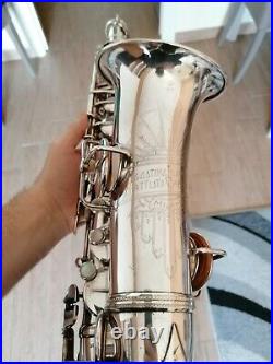 50's extremely rare alto saxophone Rampone Cazzani rolled tone holes vintage sax