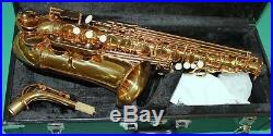 ALTO SAXOPHONE Eb+Fa# GOLD LAQUERED NEW ORLEANS FREE DVD REEDS PACKET 10 PCS