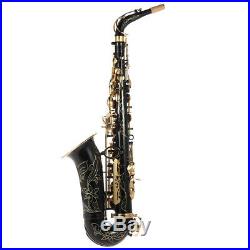 Alto Saxophone 82Z Key Brass Lacquered Gold Eb E Flat Sax + Case Care Set T8X9