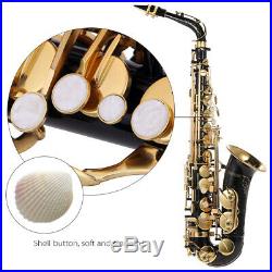 Alto Saxophone 82Z Key Brass Lacquered Gold Eb E Flat Sax + Case Care Set T8X9