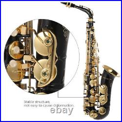 Alto Saxophone Brass Lacquered Gold E Flat Sax 82Z Key Woodwind Instrument W7E3