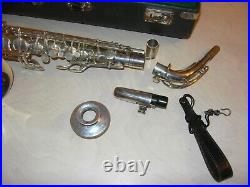 Altsaxophon Keilwerth The New King Bj 1956 Silber Engelsflügel sax Saxophon alto