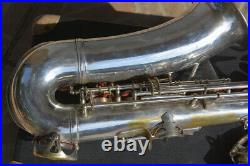 Amati Kraslice Classic Lignatone Alto Saxophone, Silver, Yamaha 4c Mouthpiece/sax