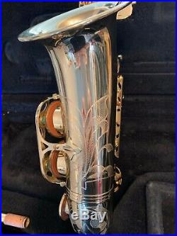 Amazing Selmer Paris Super Action 80 Series II Alto Saxophone Sax With Extras