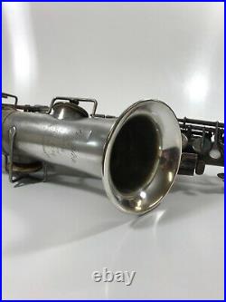 Antique French Alto Saxophone Guenot Sternberg Sax For Restore Tlc Saxophon