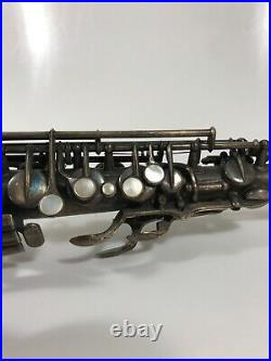 Antique French Alto Saxophone Guenot Sternberg Sax For Restore Tlc Saxophon