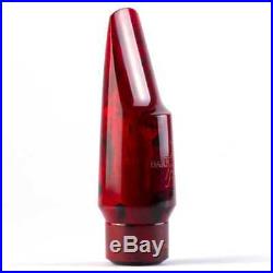 Barkley POP 7 KUSTOM RED alto sax mouthpiece with ligature & cap GREAT SOUND