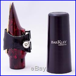 Barkley POP 7 KUSTOM RED alto sax mouthpiece with ligature & cap GREAT SOUND