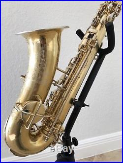 Beaultifully Engraved Martin Handcraft Gold Plated Alto Saxophone Sax-Overhauled