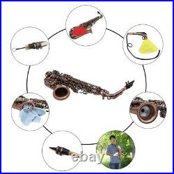 Bronze Bend Eb E-flat Alto Saxophone Sax Kit + Case Gloves Straps Brush J4U8