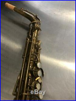 Bundy H&A Selmer Alto Sax-Made by Orsi In Italy Needs Overhaul For Parts Repair