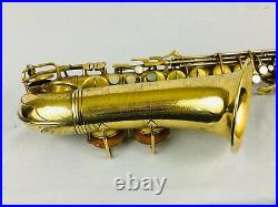 Conn Gold Plated Transitional 6m Alto Sax with FULL ENGRAVED SUN GODDESS Art Deco