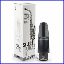 D'Addario/Rico Select Jazz D6M Mouthpiece for Alto Sax/Saxophone Black MJS-D6M
