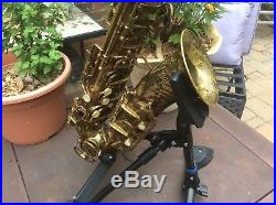 Dolnet Belair Alto Sax Original Lacquer Beautiful Sound W Golden Tone Selmer 3