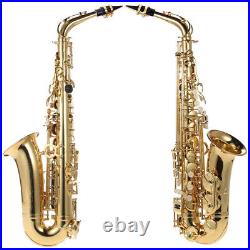 Eb Alto Saxophone Brass Lacquered E Flat Sax 802 Woodwind New B5S9