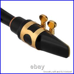 Eb Alto Saxophone Brass Lacquered Gold E Flat Sax 82Z Woodwind Instrument T9K2