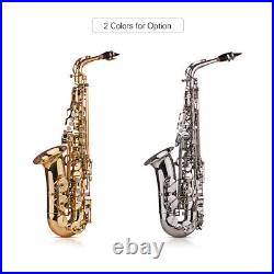 Eb Alto Saxophone Sax Brass Lacquered 802 Type + Mouthpiece L8W5