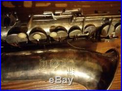 Extremely rare alto saxophone Selmer Model 26 Paris sax Good Condition