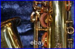 Good Condtion Yamaha alto sax YAS-62 mouthpiece with hard case F/S #100306