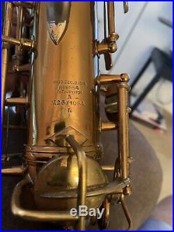 Gorgeous Conn 6M Alto Sax 1935. Naked Lady, Rolled Tone Holes, And Overhauled