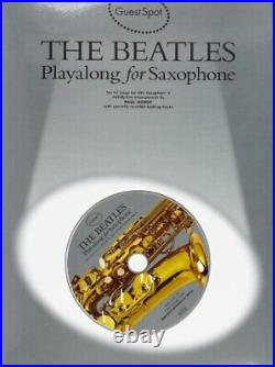 Guest Spot The Beatles Playalong For Saxophone (Alto Sax) (Book/CD) by Various