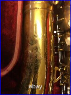 H N White King Cleveland Alto Sax Early 1960s Vintage