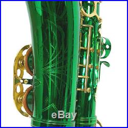 HOLIDAY SALE! Sky Green Alto Saxophone w Backpackable Case LIMITED TIME