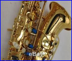 Japan Yana Gold Lacquer Sax Eb Alto Saxophone A-992 Professional Brass New