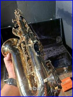 Jupiter SAS-767 student alto saxophone sax used with case extras nice
