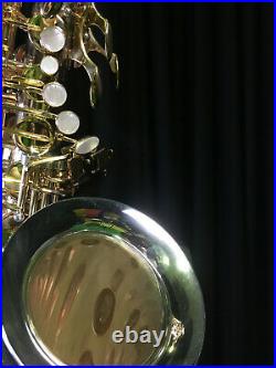 Jupiter Sax JAS869 Saxophone Silver Body Gold Keys