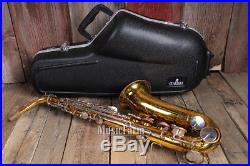 King Cleveland 613 Alto Saxophone Gold Lacquer Sax with Guardian Hardshell Case
