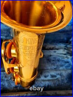 King Zephyr alto saxophone sax 1957