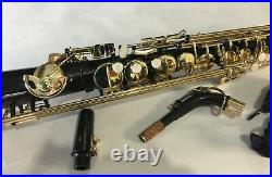 LA Sax Straight Alto Saxophone Unique horn excellent