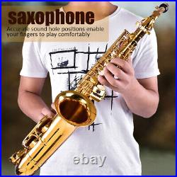 Lto Eb Sax Saxophone Brass Golden Set with Case Mouthpiece Grease Brush Quality