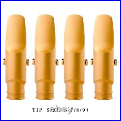 Metal Gold Plating Alto Sax Mouthpiece for Musical Instrument Professionals
