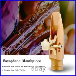 Metal Gold Plating Alto Sax Mouthpiece for Musical Instrument Professionals