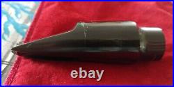 Meyer 6m Alto Sax Mouthpiece, Early Babbit- Good Hard Rubber And Finishing
