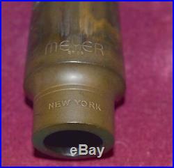 Meyer Brothers New York 4M Medium Alto Sax Mouthpiece-original 70 tip