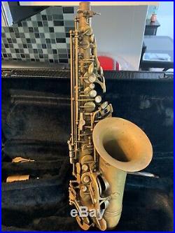 NICE CANNONBALL BIG BELL STONE SERIES BRUTE FINISH ALTO SAXOPHONE SAX With2 NECKS