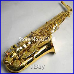 New JUPITER JAS-769 Alto Eb Tune Saxophone Gold Lacquer Sax With Case Fast Shipp