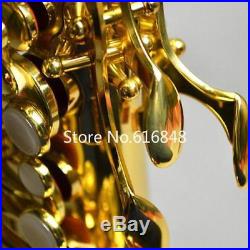New JUPITER JAS-769 Alto Eb Tune Saxophone Gold Lacquer Sax With Case Free Ship